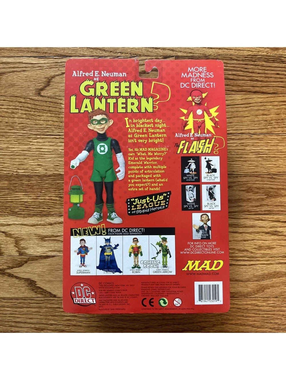 MAD Alfred E. Neuman Action Figure DC Direct Green Arrow Just Us League